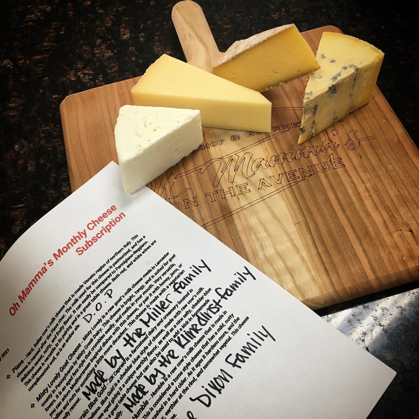Cheese Subscription!